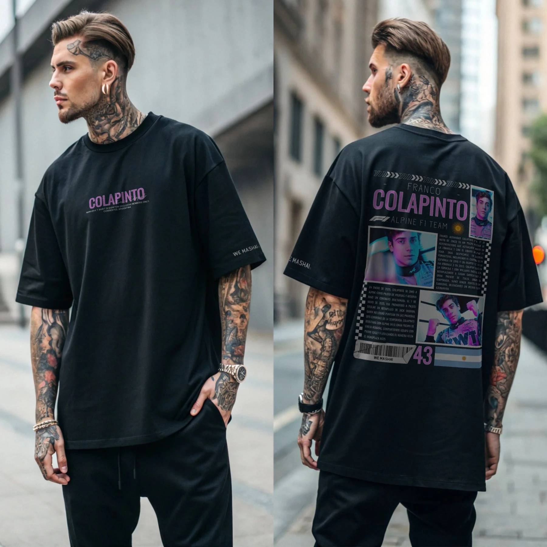 Colapinto Alpine M1 hover